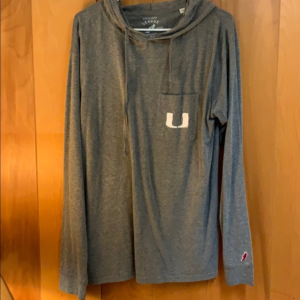 University of Miami Canes Sweatshirt Long Sleeve T